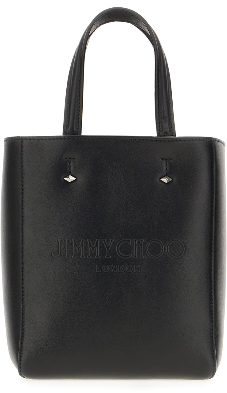 Jimmy Choo Jimmy Choo Black leather small Lenny handbag Zwart