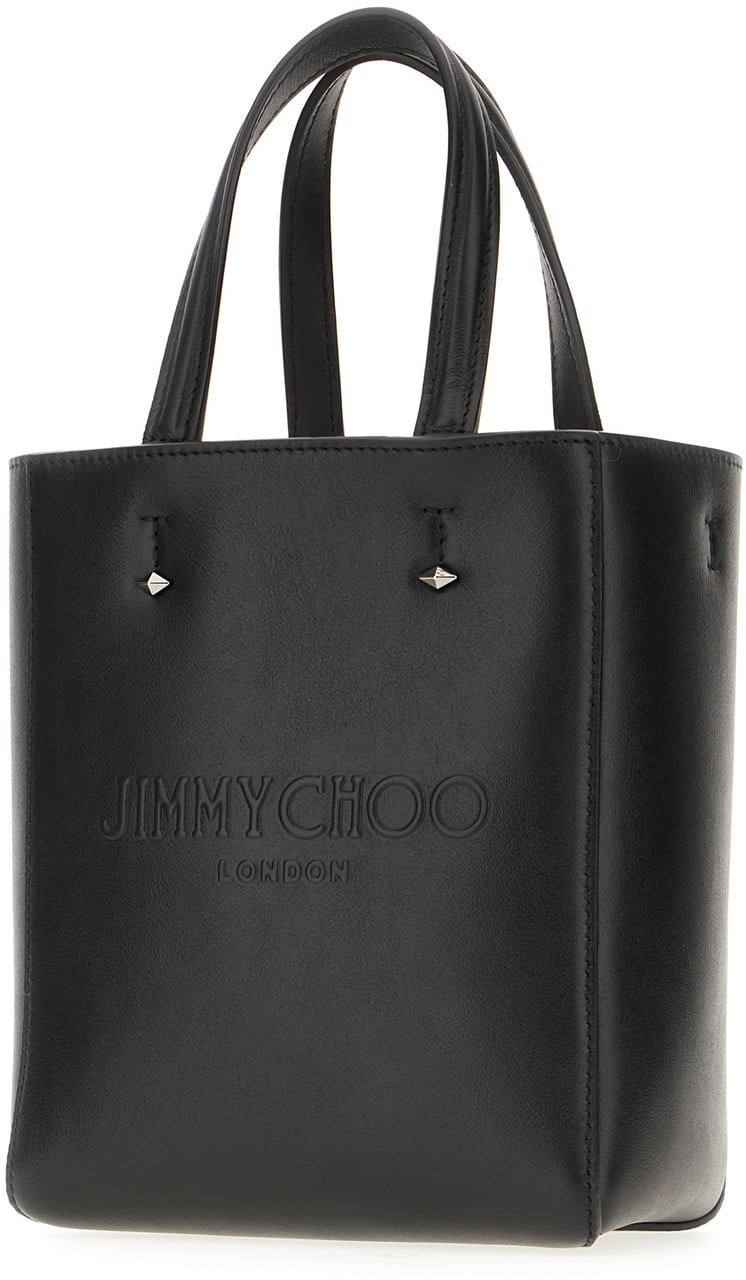 Jimmy Choo Jimmy Choo Black leather small Lenny handbag Zwart