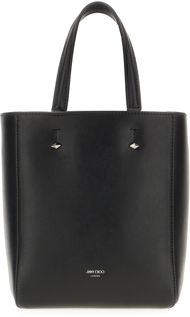 Jimmy Choo Jimmy Choo Black leather small Lenny handbag Zwart