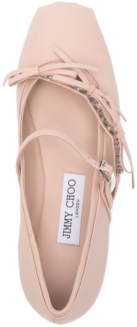 Jimmy Choo Flat Shoes Powder Roze