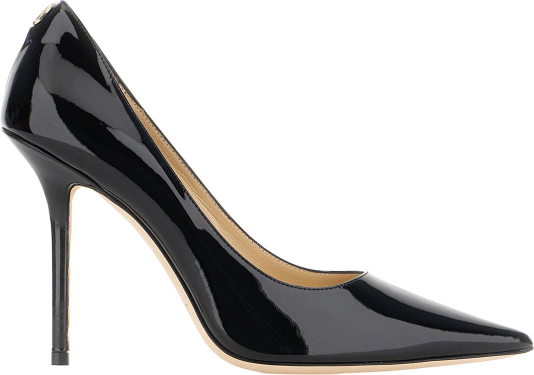 Jimmy Choo Black leather Love pumps Zwart