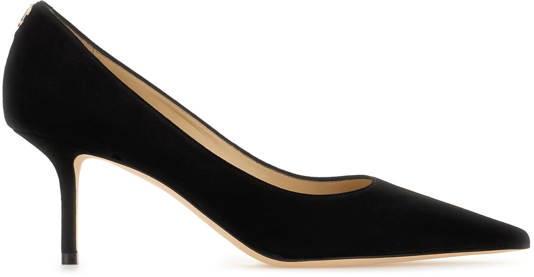 Jimmy Choo Jimmy Choo Black suede Love pumps Zwart