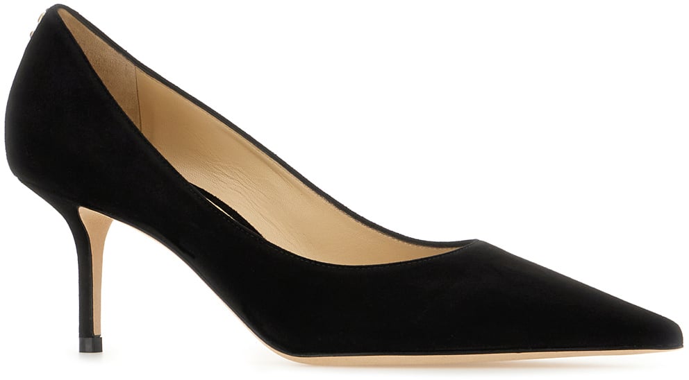 Jimmy Choo Jimmy Choo Black suede Love pumps Zwart