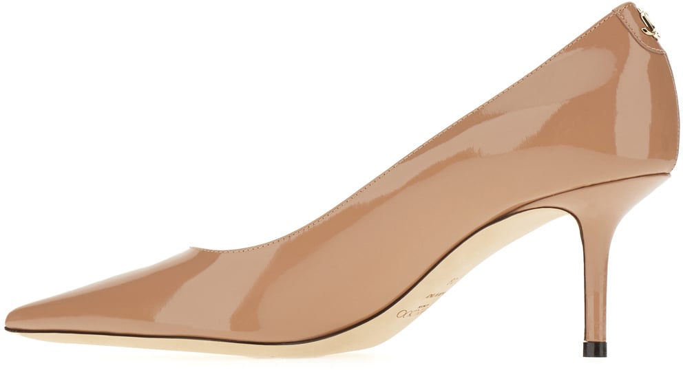 Jimmy Choo Jimmy Choo Biscuit leather Love 65 pumps Roze