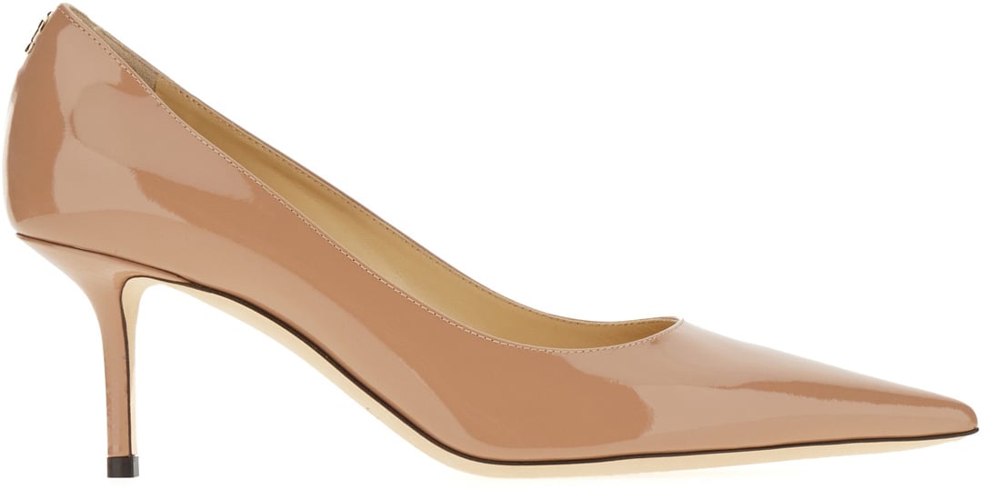 Jimmy Choo Jimmy Choo Biscuit leather Love 65 pumps Roze