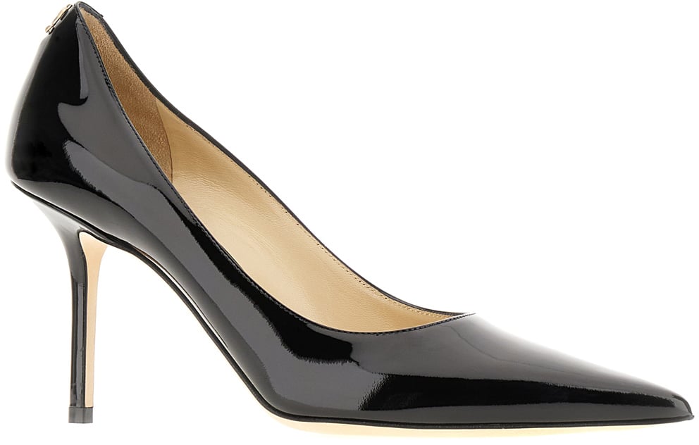 Jimmy Choo Jimmy Choo Black leather Love pumps Zwart
