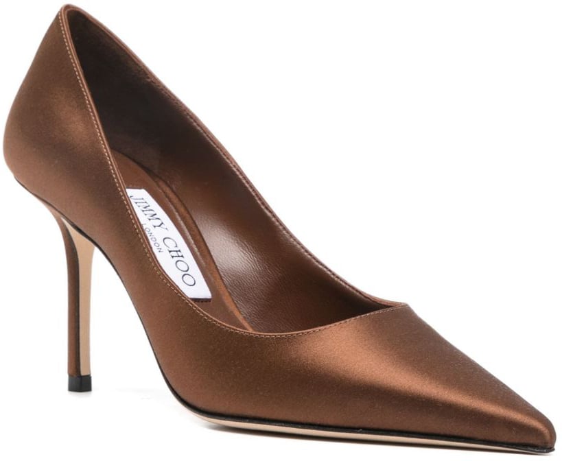 Jimmy Choo With Heel Brown Bruin