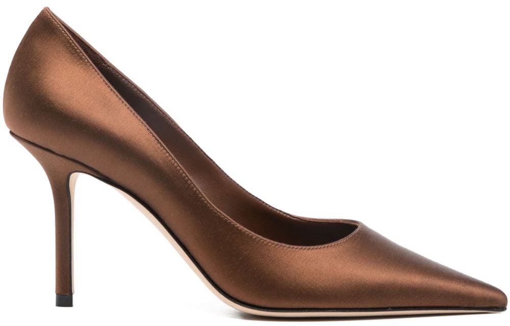 Jimmy Choo With Heel Brown Bruin