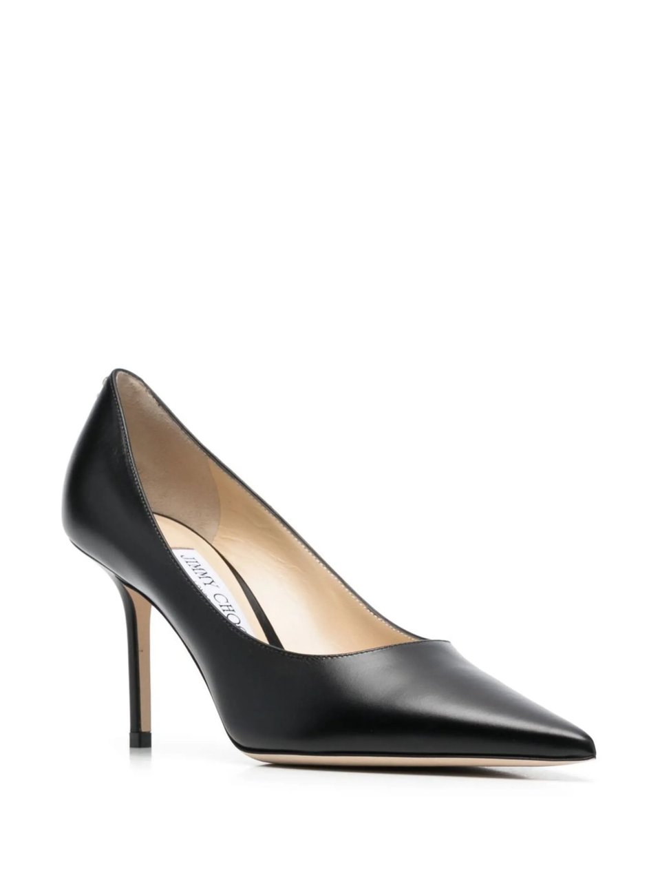 Jimmy Choo Pointed-Toe Pumps With Smooth Leather Upper And Stiletto Heel Zwart
