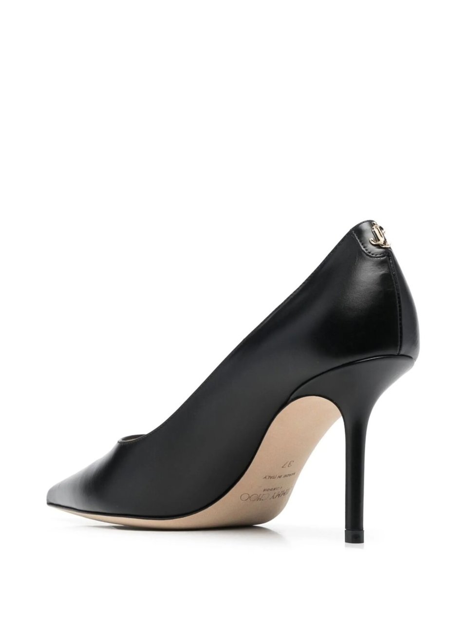 Jimmy Choo Pointed-Toe Pumps With Smooth Leather Upper And Stiletto Heel Zwart