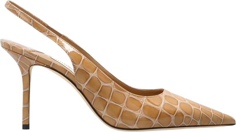 Jimmy Choo With Heel Marrone Beige