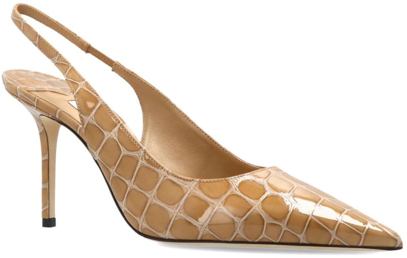 Jimmy Choo With Heel Marrone Beige