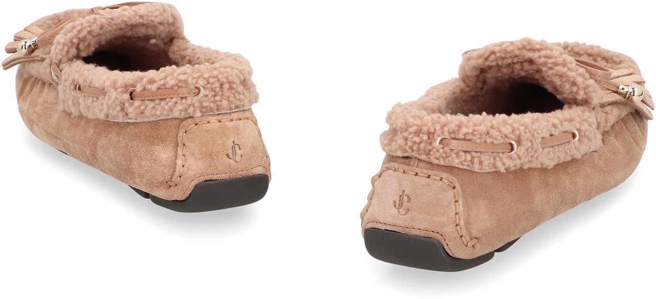 Jimmy Choo Moccasins Manon F in suede Bruin