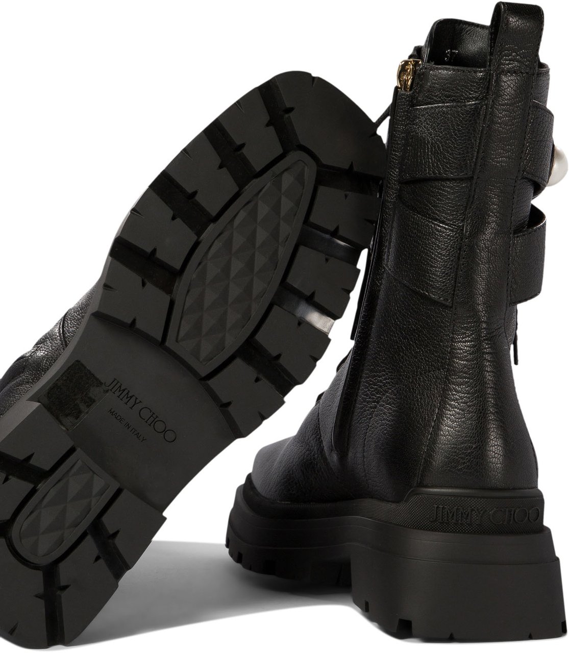 Jimmy Choo "Noemi 45" combat boots Zwart