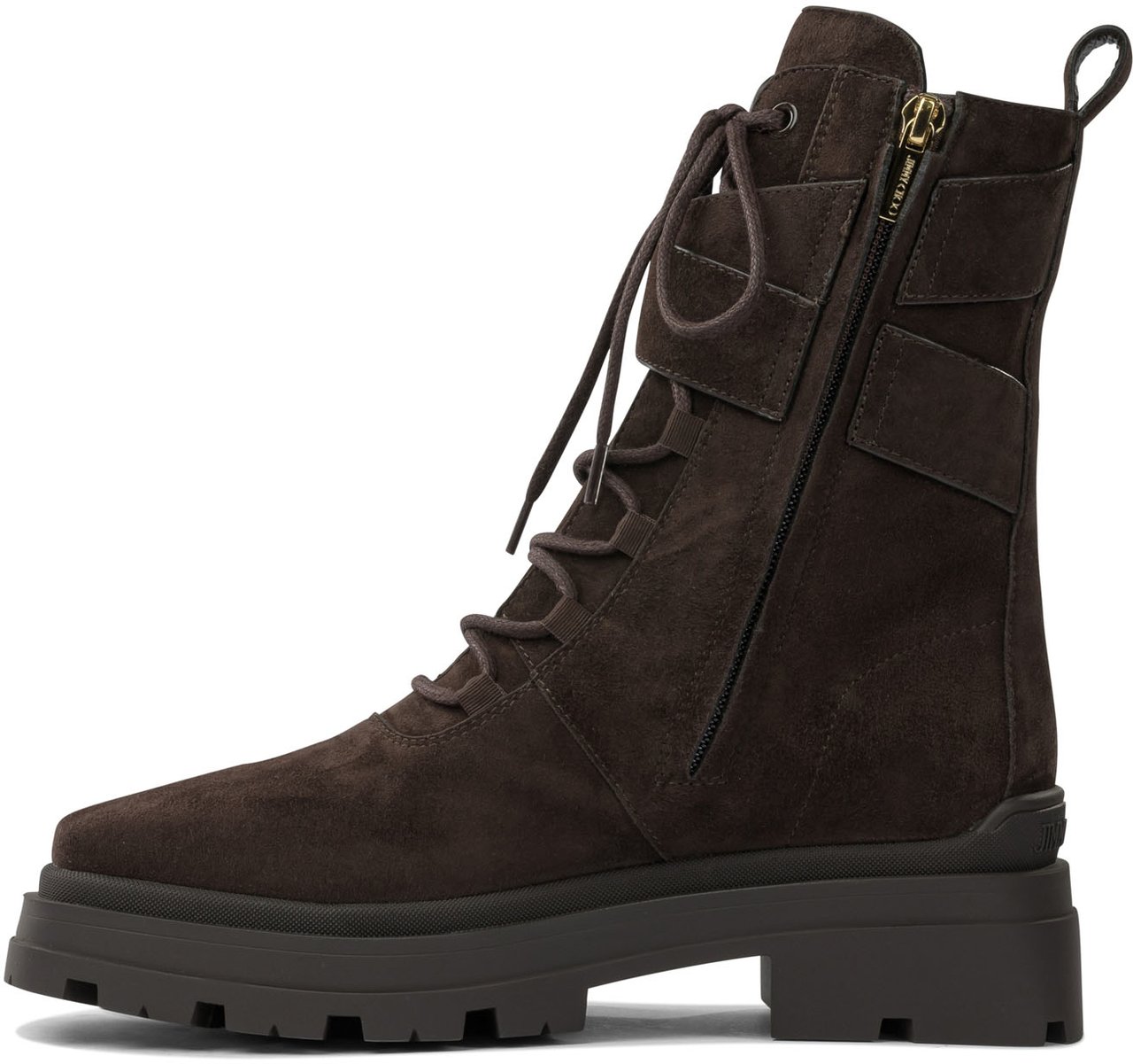 Jimmy Choo "Noemi" 45 mm Combat boots Bruin