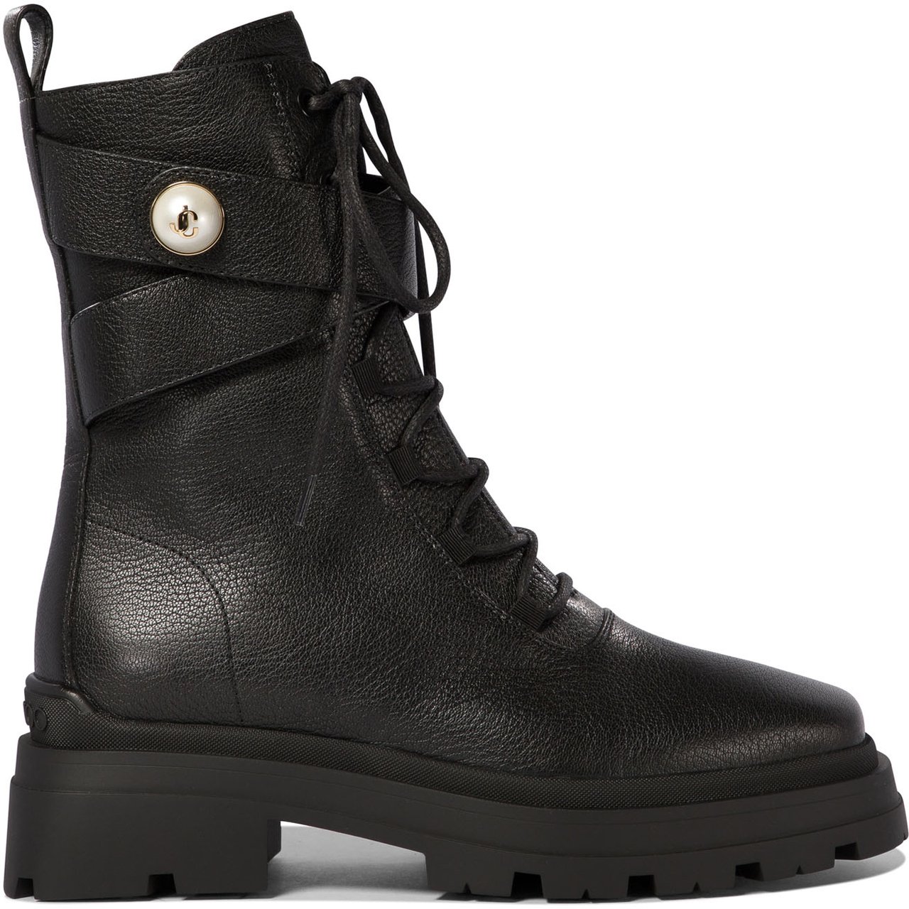 Jimmy Choo "Noemi 45" combat boots Zwart