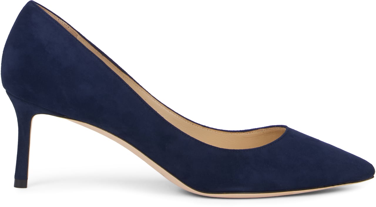 Jimmy Choo Romy 60 suede décolleté Blauw