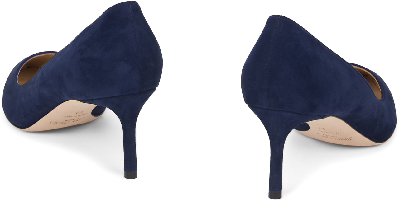 Jimmy Choo Romy 60 suede décolleté Blauw