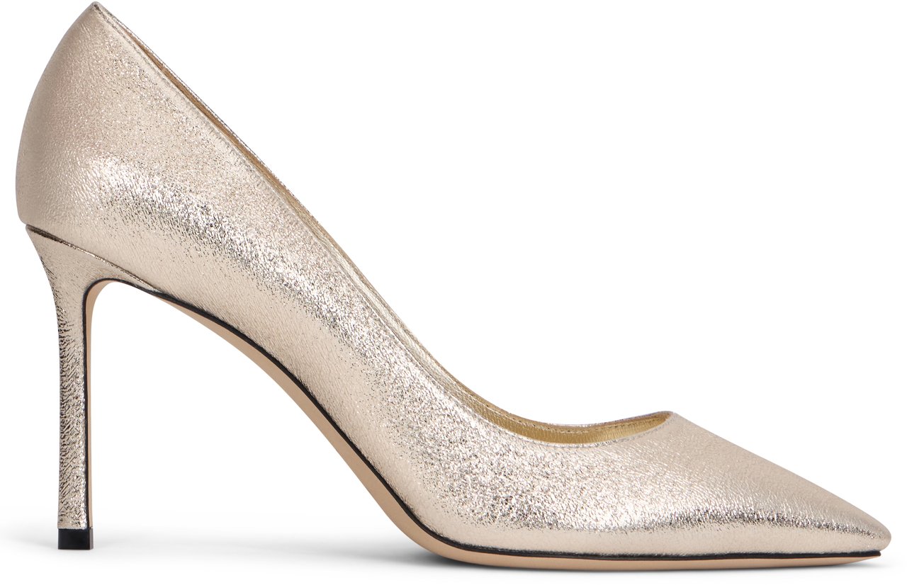 Jimmy Choo Pointed leather décolletage Neutraal