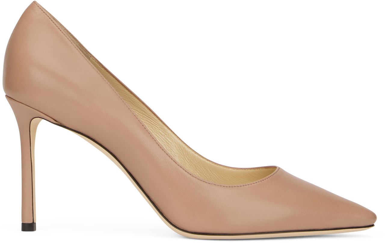 Jimmy Choo Décolleté Romy 85 in leather Roze