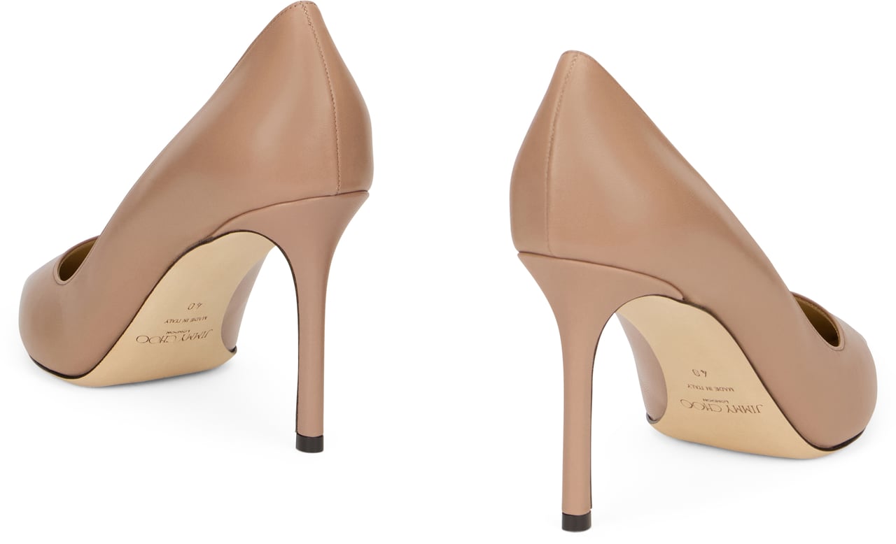 Jimmy Choo Décolleté Romy 85 in leather Roze