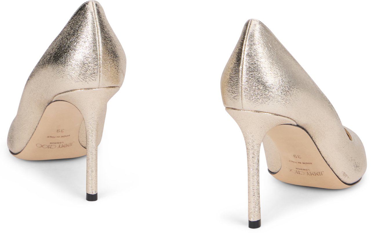 Jimmy Choo Pointed leather décolletage Neutraal