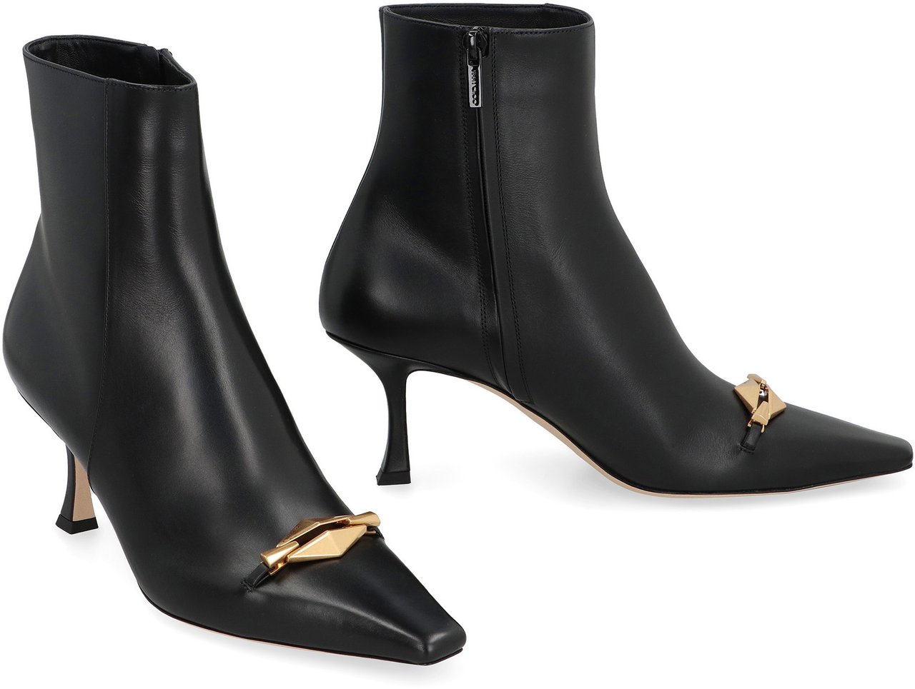 Jimmy Choo Ryker Leather ankle boots Zwart
