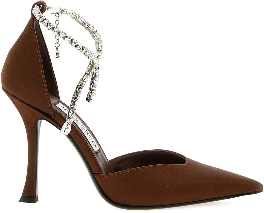 Jimmy Choo With Heel Brown Bruin