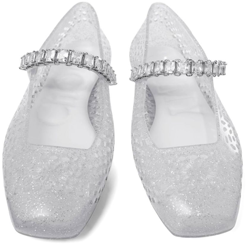 Jimmy Choo Flat Shoes Silver Zilver