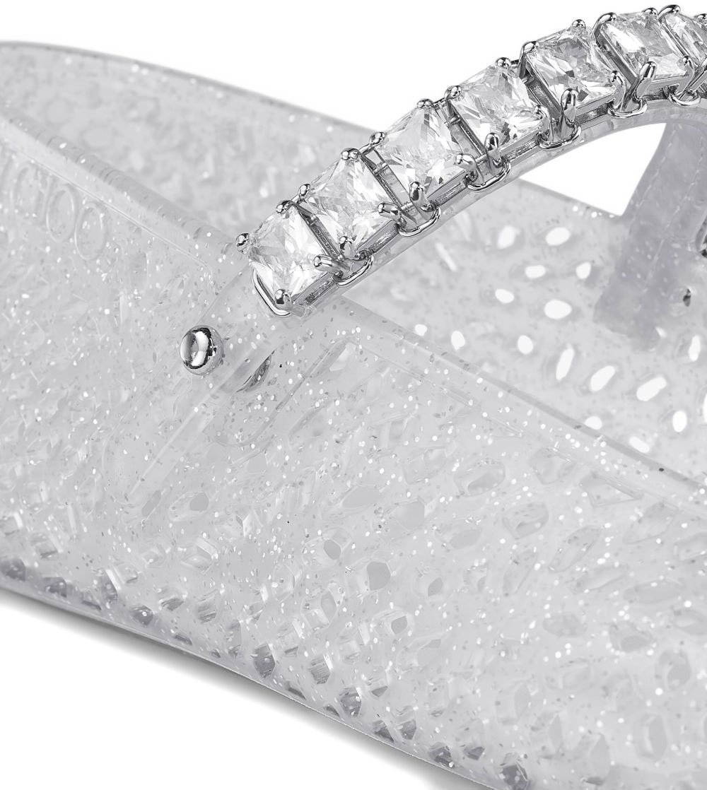Jimmy Choo Flat Shoes Silver Zilver