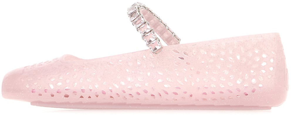 Jimmy Choo Jimmy Choo Pink rubber Jelly ballerinas Roze