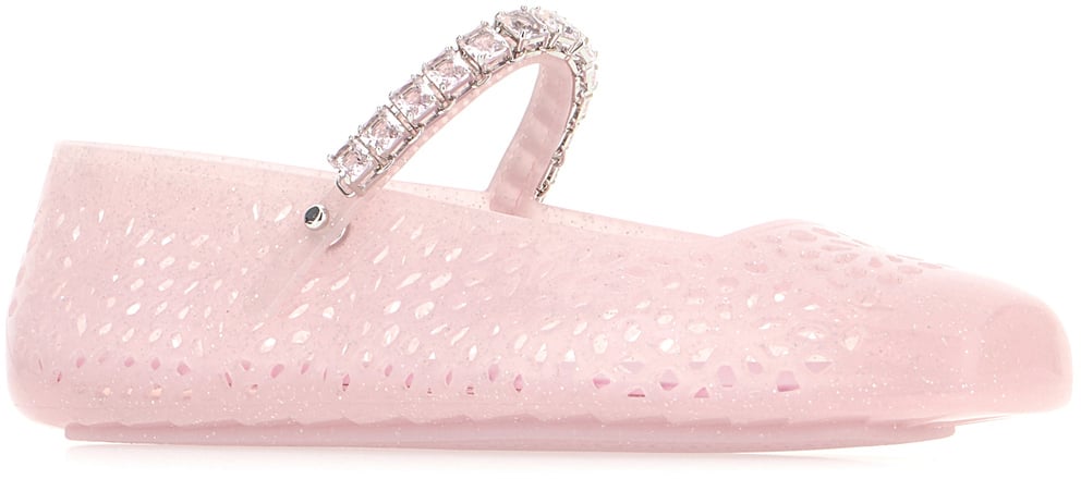 Jimmy Choo Jimmy Choo Pink rubber Jelly ballerinas Roze