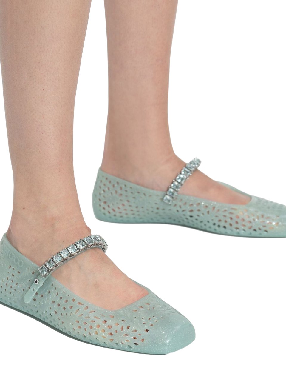 Jimmy Choo Flat Shoes Green Lime