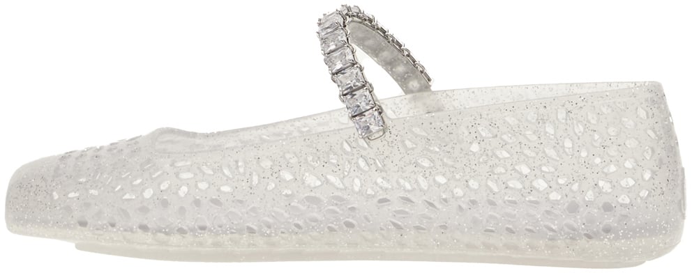 Jimmy Choo White rubber Jelly ballerinas Wit