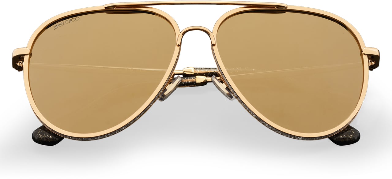 Jimmy Choo Sonnenbrille Goud