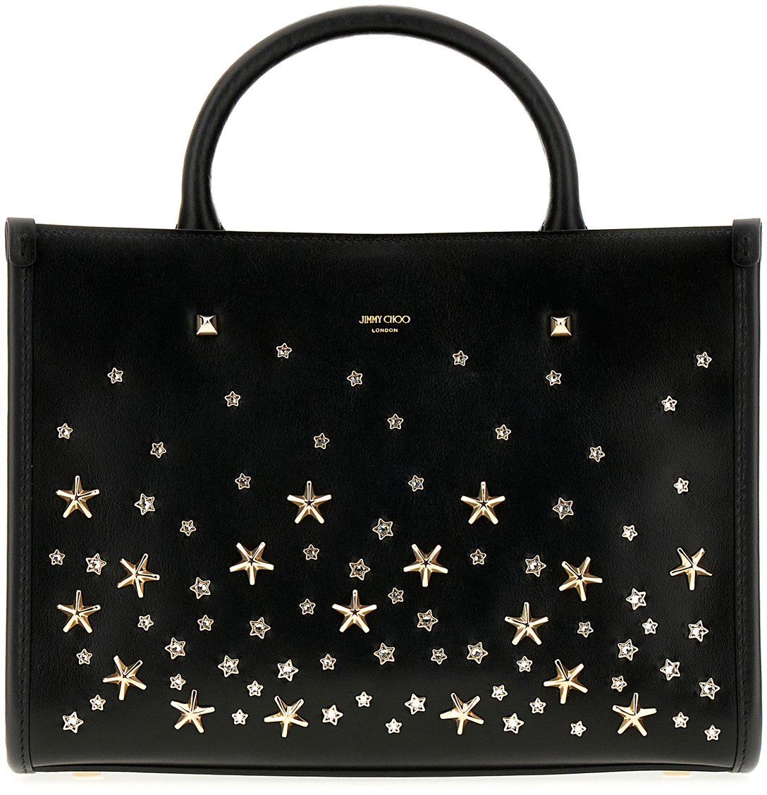 Jimmy Choo Jimmy Choo Black leather handbag Zwart