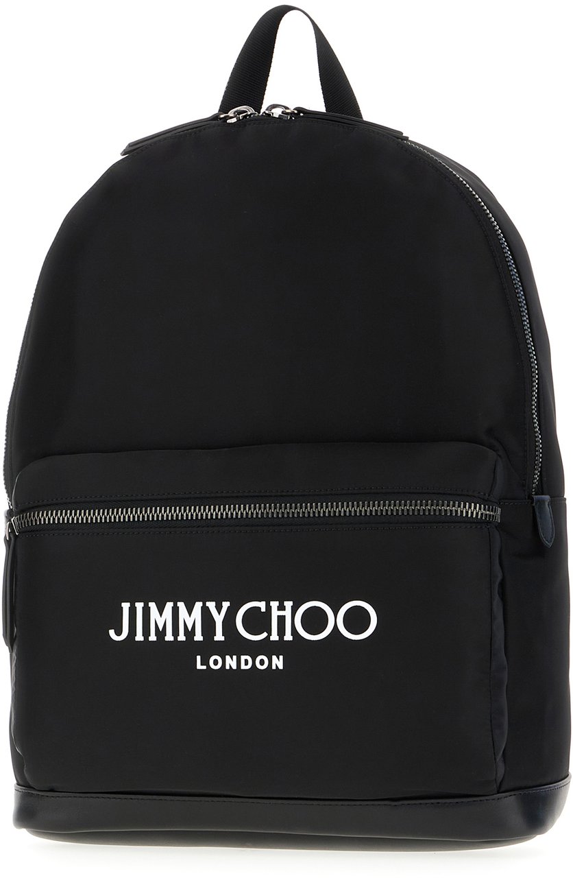 Jimmy Choo Jimmy Choo Black nylon backpack Zwart