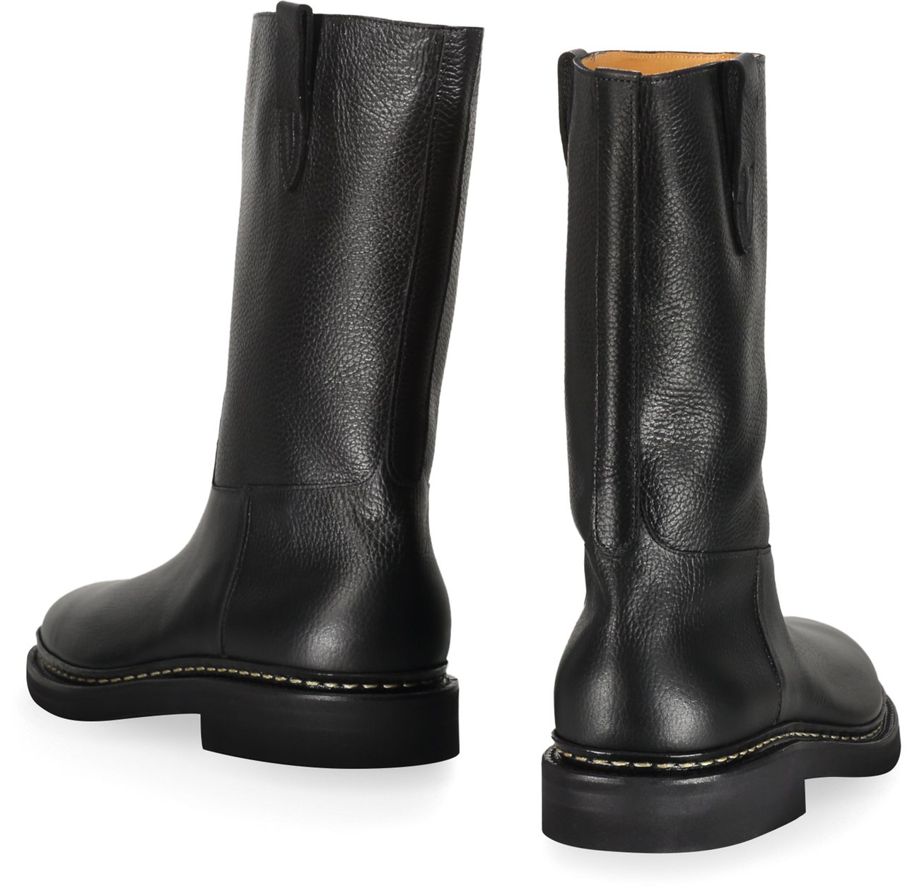 John Lobb Ellon leather boots Zwart