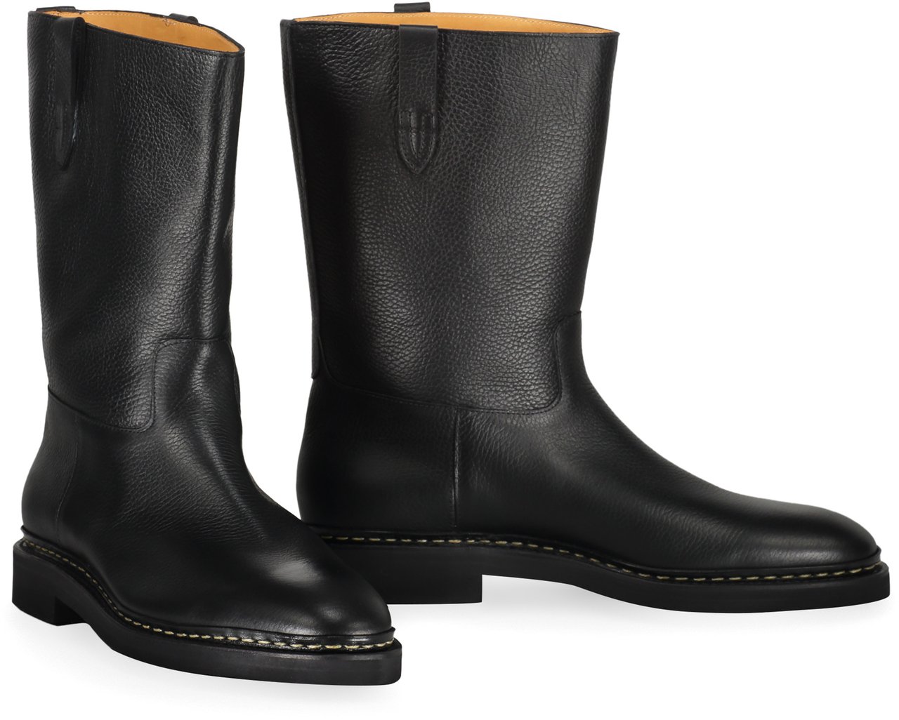 John Lobb Ellon leather boots Zwart