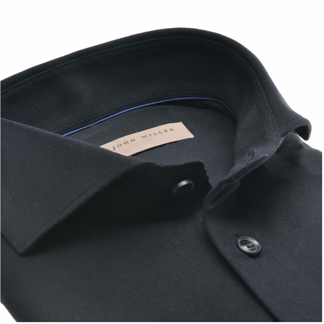 John Miller John Miller Tailored Fit Lange Mouw Overhemden Zwart 5140879-290 Zwart