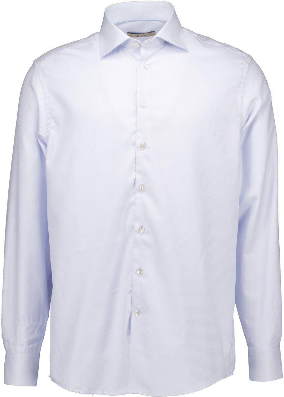 John Miller Lange Mouw Overhemden Lichtblauw 5141188 Blauw