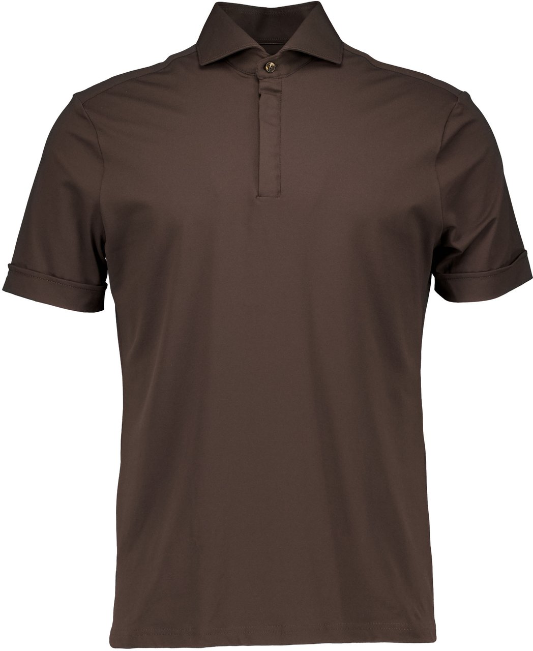 John Miller John Miller Polo Shirt Slim Fit P Donkerbruin 5142677 Bruin