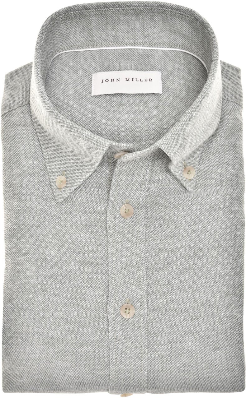 John Miller John Miller Overhemd Slim Fit Groen 5142705 Groen