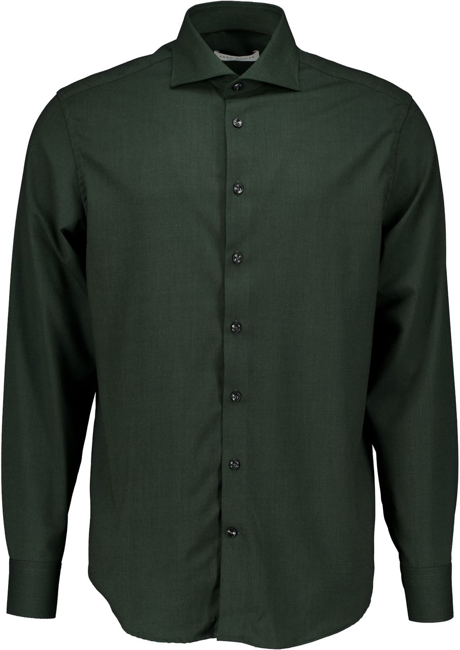 John Miller John Miller 5710412 Lange Mouw Overhemden Donkergroen 5710412 Groen