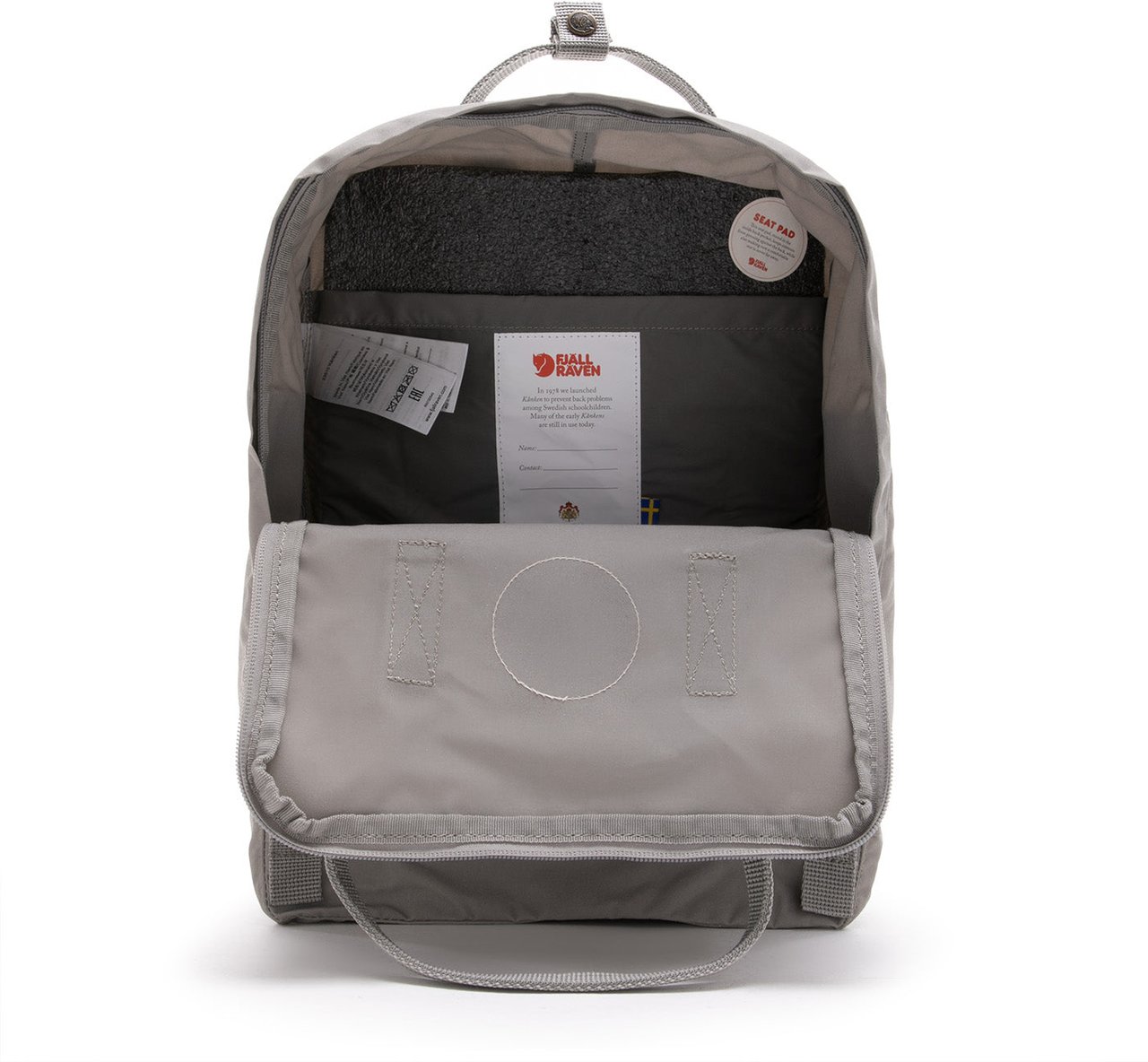 John Richmond Fjällräven Kånken - Tas - Grijs Grijs