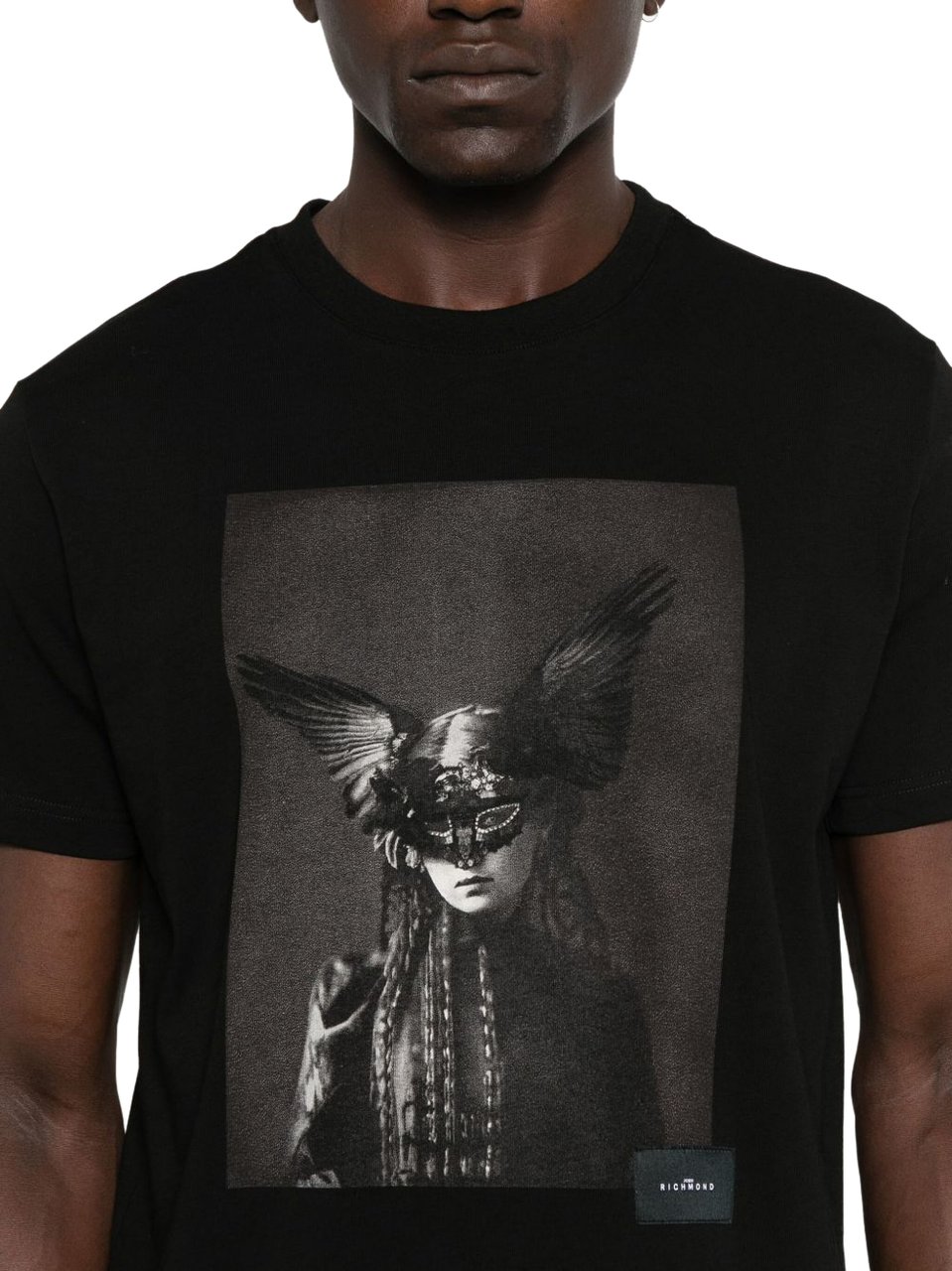 John Richmond T-Shirts And Polos Black Zwart