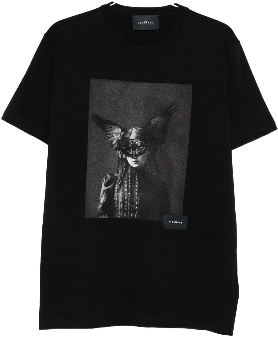 John Richmond T-Shirts And Polos Black Zwart