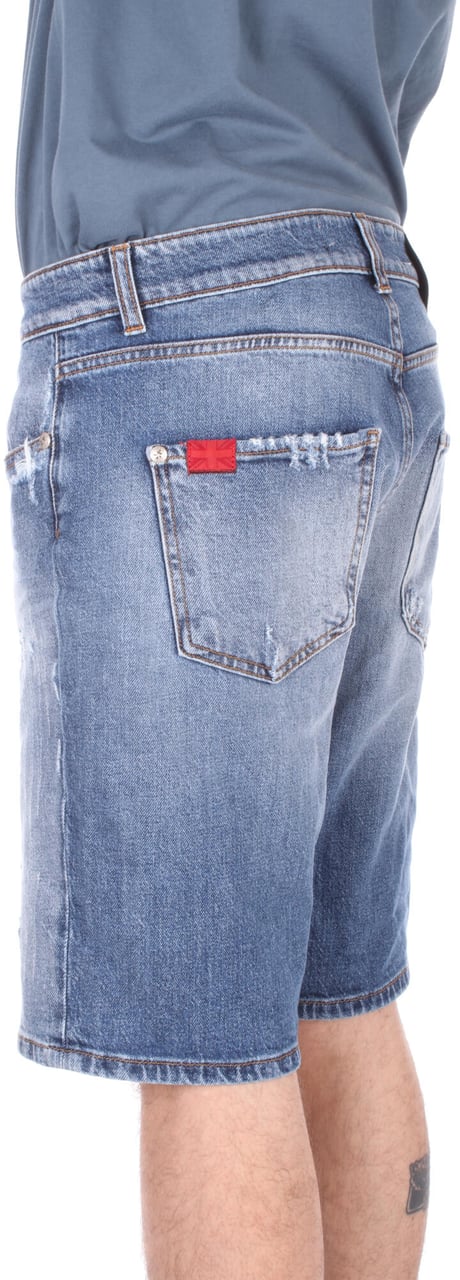 John Richmond Trousers Denim Blu Blauw