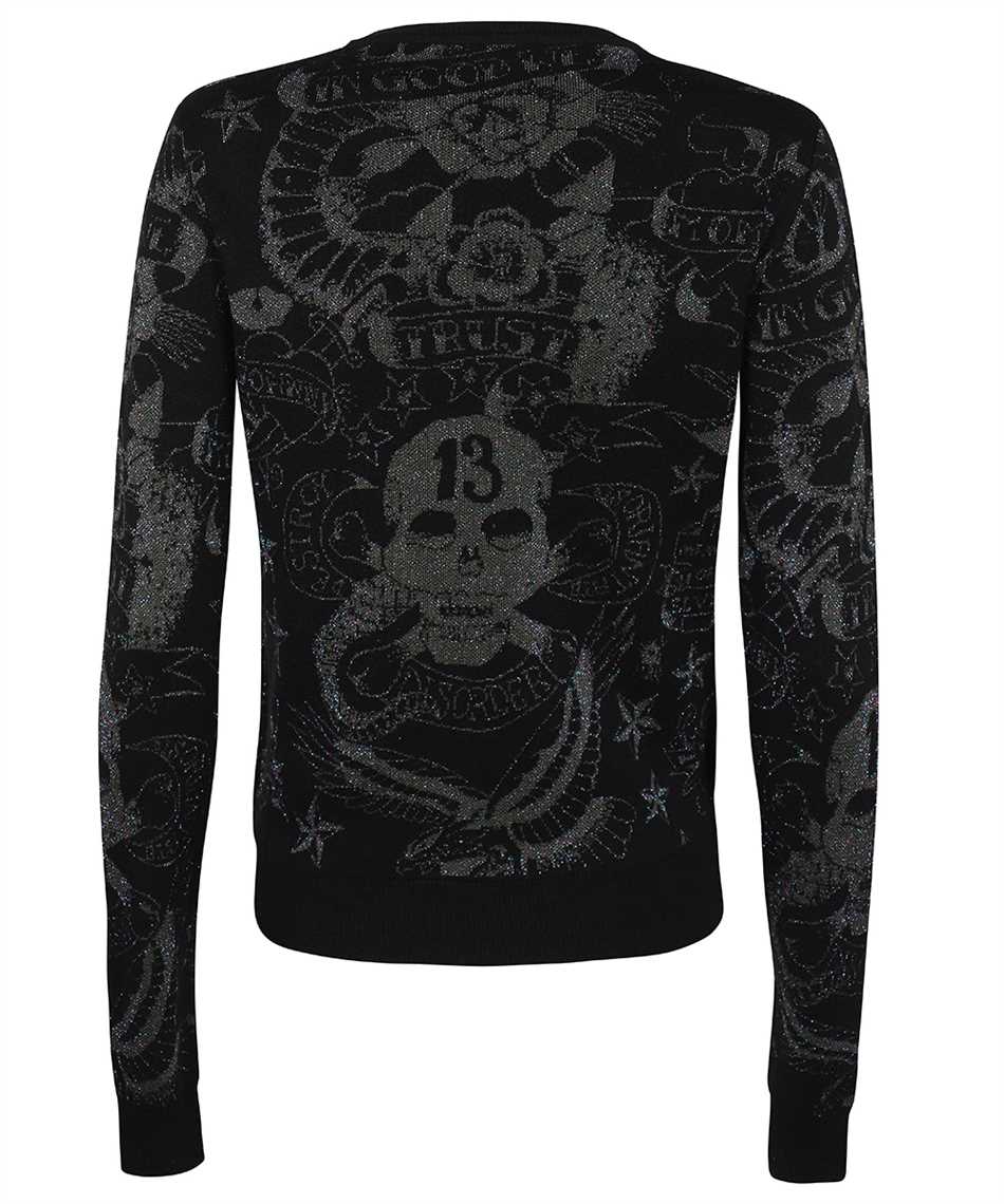 John Richmond Long sleeve crew-neck sweater Zwart