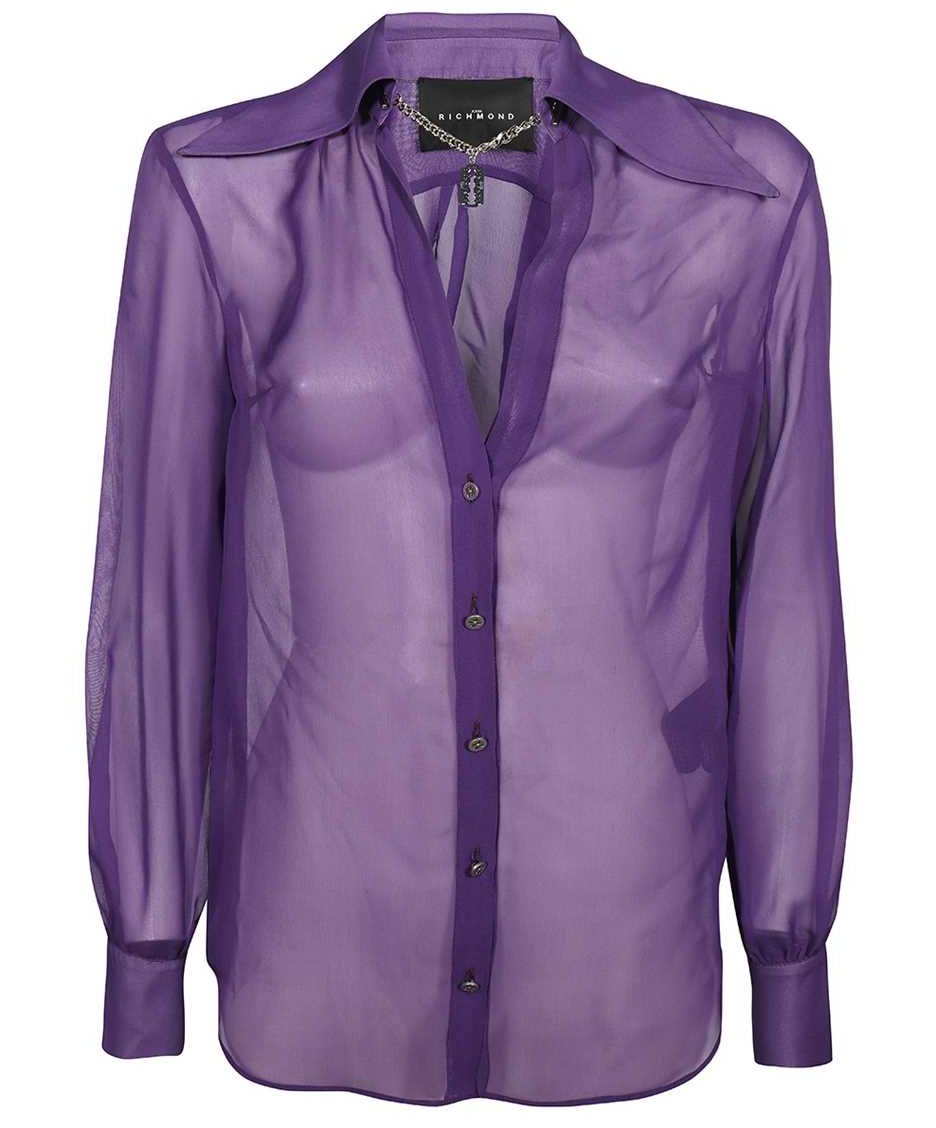 John Richmond Long-sleeved shirt Paars